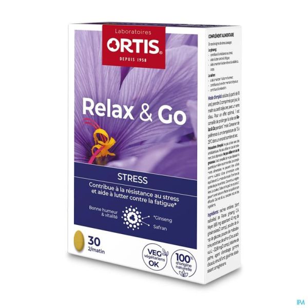 Ortis Sommeil Serenite Relax&go Comprimés 30