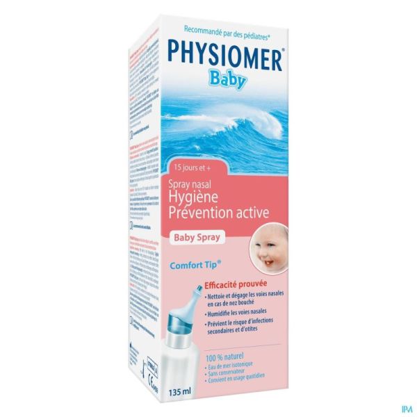 Physiomer Iso Spray Bébé 135 Ml