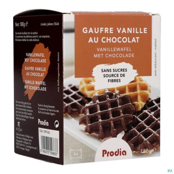Prodia Gaufres Vanille + Chocolat 180 G