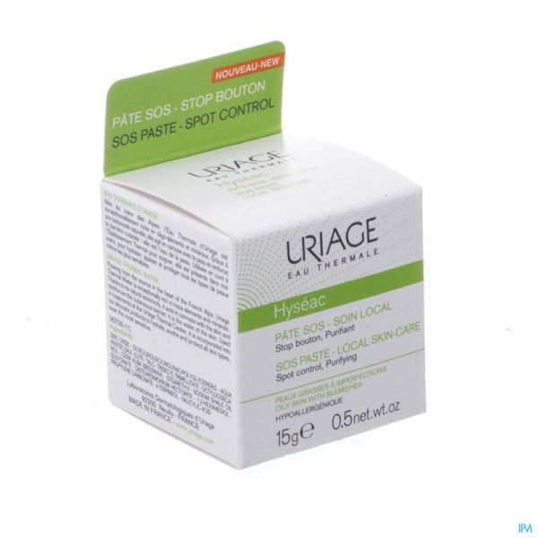 Uriage Hyseac Sos Pâte 15 Ml