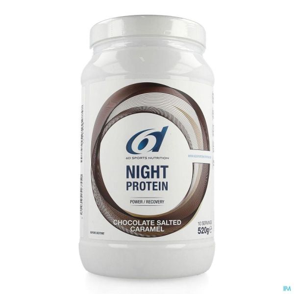 6d Night Protein Chocolate Salted Caramel 520g