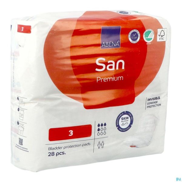 Abena San Premium 3 Lange Anatomique 28