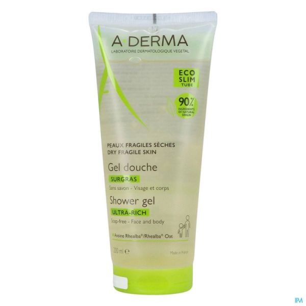 Aderma Indisp.gel Douche Surgras 200ml