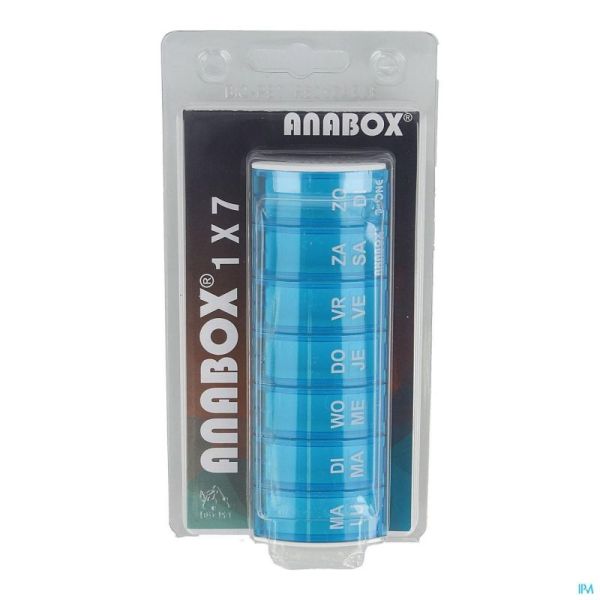 Anabox Pilulier Semaine Bleu