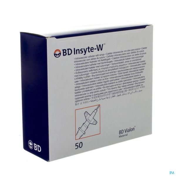 Bd Insyte-w Cath.iv 24g 3/4 0,7x19mm Jne 50 381312
