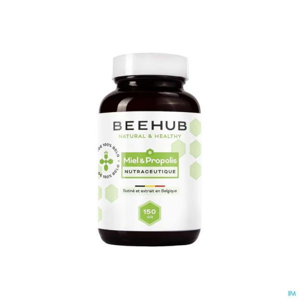 Beehub Miel Propolis 100% Belge 150g