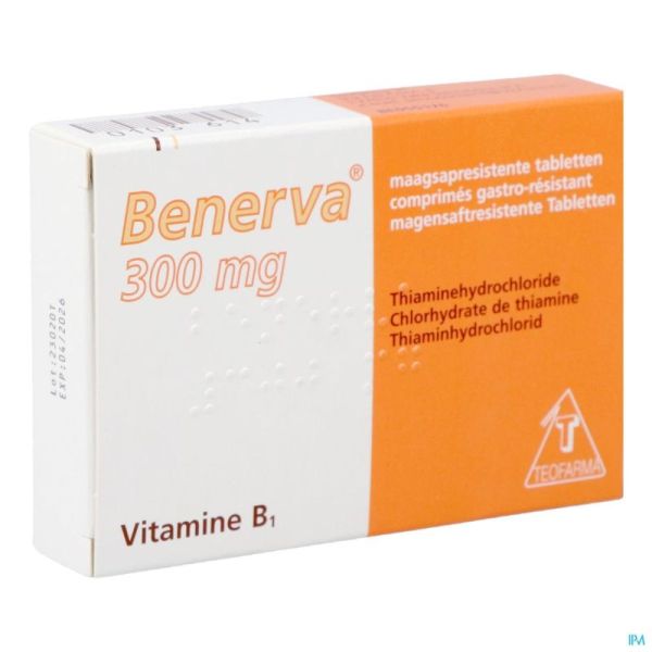Benerva 20 Comprimés 300 Mg