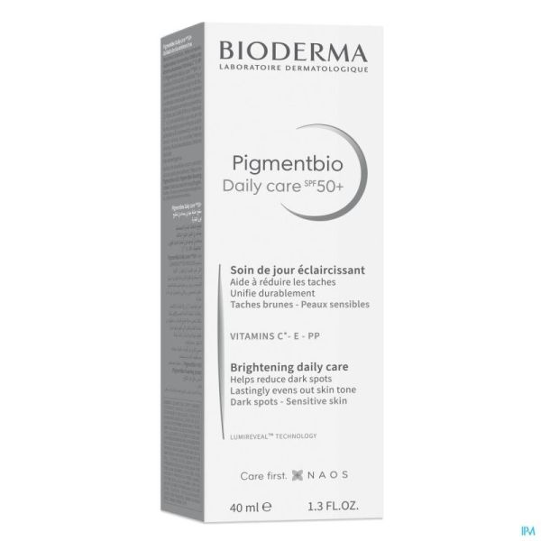Bioderma Pigmentbio Daily Care Ip50+ Tube Pompe 40ml
