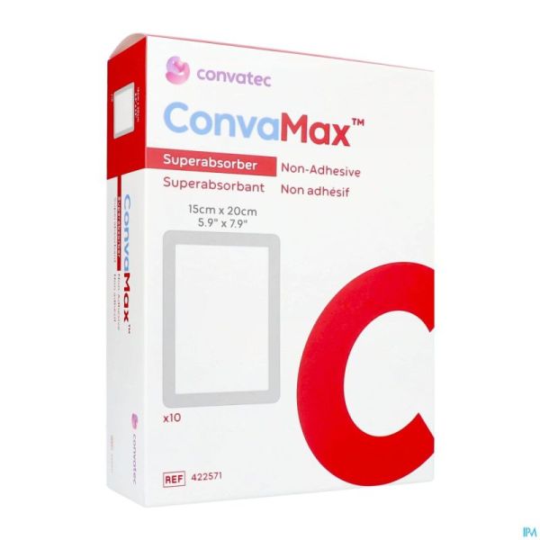 Convamax Superabsorber N/adhesif 15cmx20cm 10