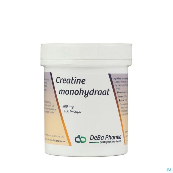 Creatine Monohyd Deba 100 Gélules 500 Mg