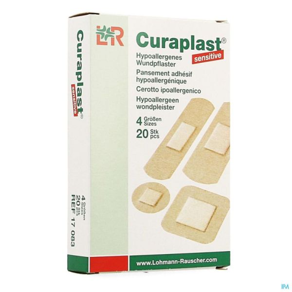 Curaplast Pans Adhesif 4 Tailles 20 17083