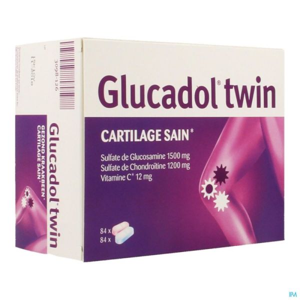 Glucadol Twin 2x84 Comprimés 