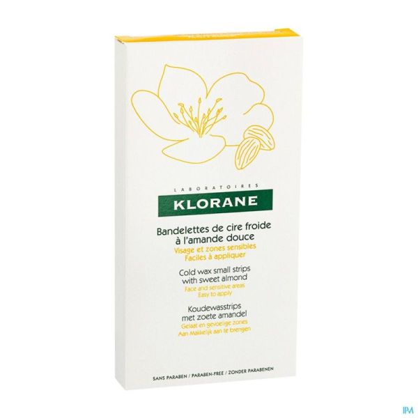 Klorane Cire Froide Visage-zones Sensibles 6 Strips