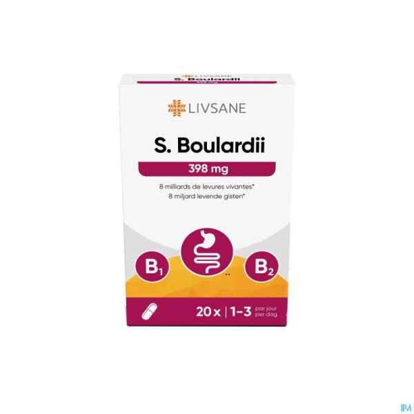 Livsane S. Boulardii 398mg Gélules 20