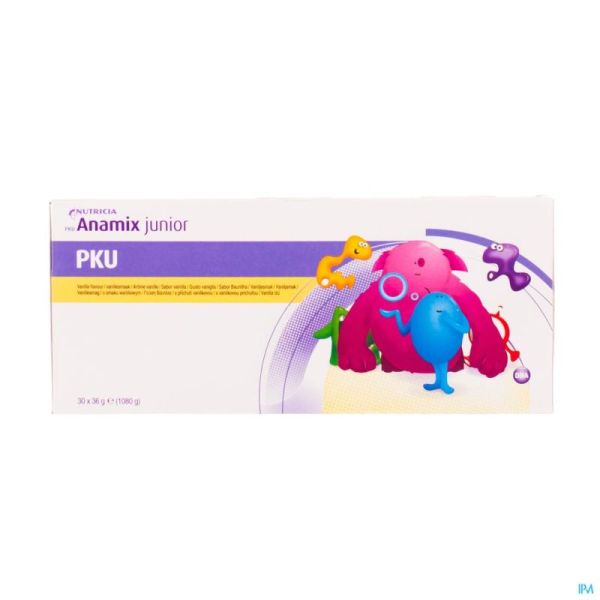 Pku Anamix Junior Vanille Sachets 30x36g