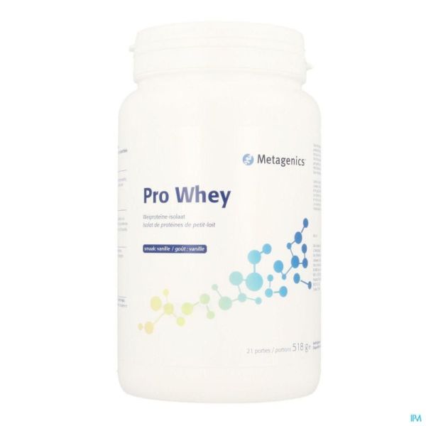 Prowhey Vanille Metagenics Poudre 