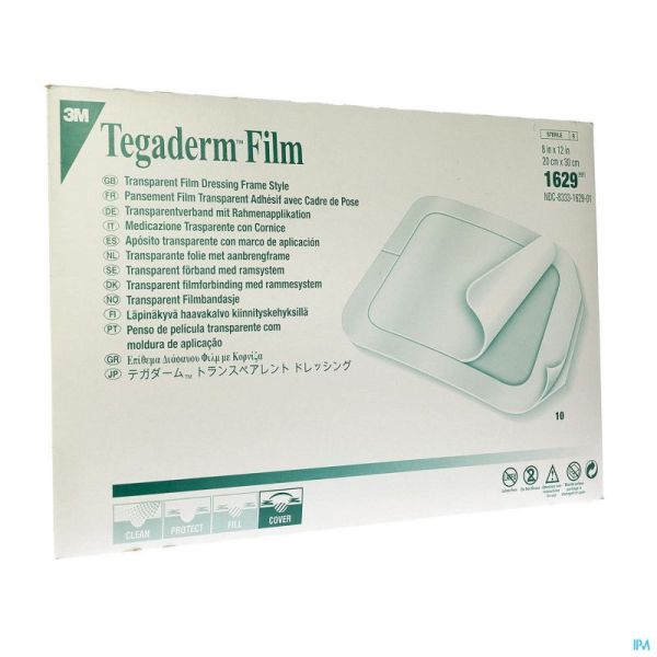 Tegaderm 3m Transp 20x30cm 10 1629