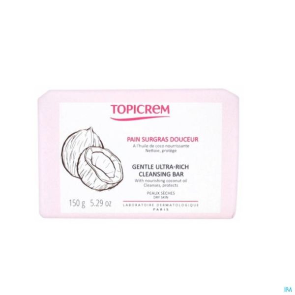 Topicrem Hydra+ Pain de Savon Surgras Douceur 150g