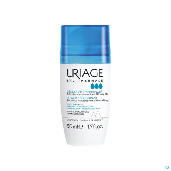 Uriage Déodorant Puissance 3 Roll-on 50Ml