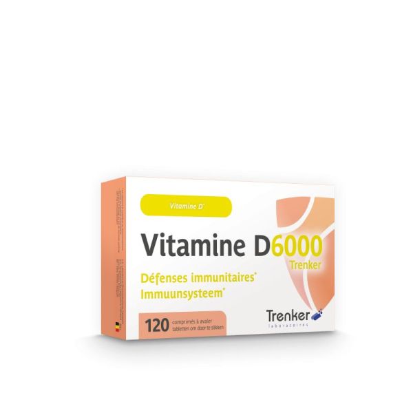 Vitamine D6000 Trenker Comprimés 120