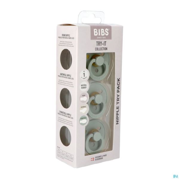 Bibs 1 Try Kit Sage 3 Prod.