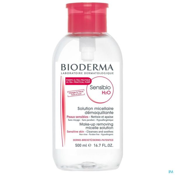 Bioderma Sensibio H20 Lotion Micellaire Pompe 500 Ml