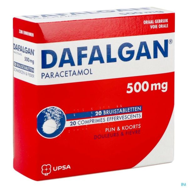 Dafalgan Effervescents 20 Comprimés 500 Mg