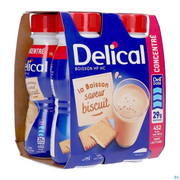 Delical Concentre Biscuit 4x200ml