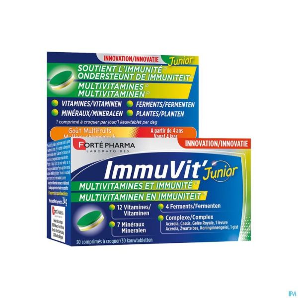 Immuvit Junior 30 Comprimés à Croquer