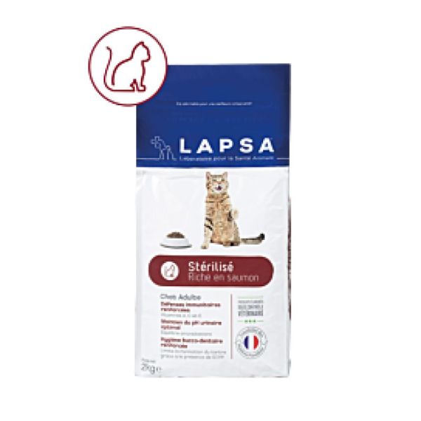 Lapsa Physiologique Chat Adulte Sterilisé Toutes Races 10kg