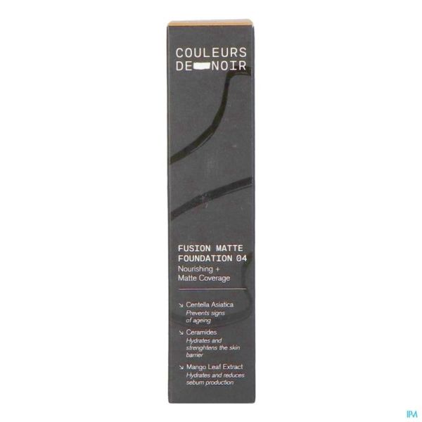 Les Couleurs De Noir Fusion Matte Fond de Teint Ip30 04 28ml
