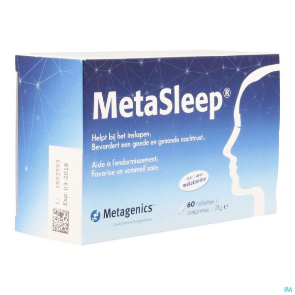 Metasleep Metagenics 60 Comprimés 