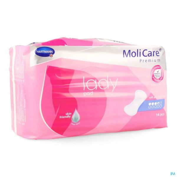 Molicare Premium Lady Pad 3,5 Gouttes 14 Serviettes