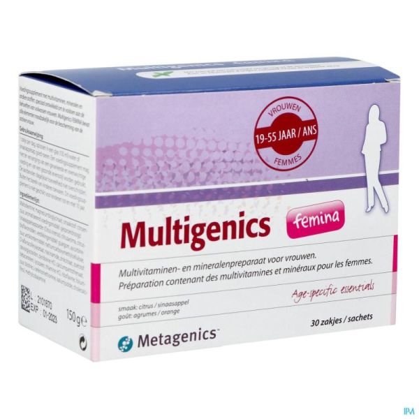 Multigenics Femina Metagenics 30 Sachets