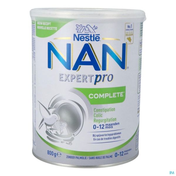Nan Expert Pro Complete 0-12 Mois Poudre 800g