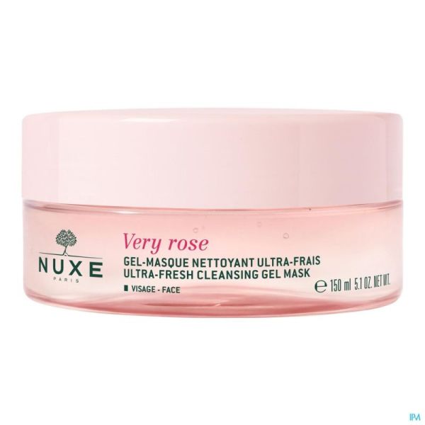 Nuxe Very Rose Gel Masque Nettoyant Ultra Frais 150ml Prix Permanent