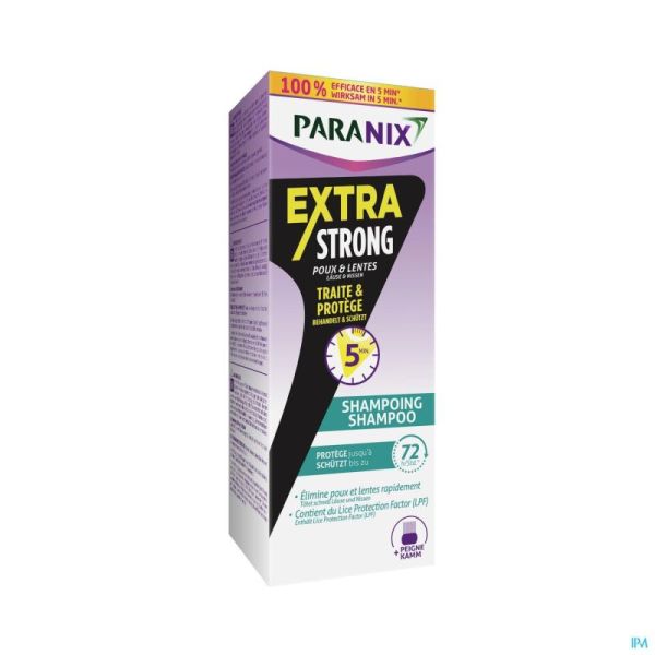 Paranix Shampooing Extra Strong Peigne 200ml