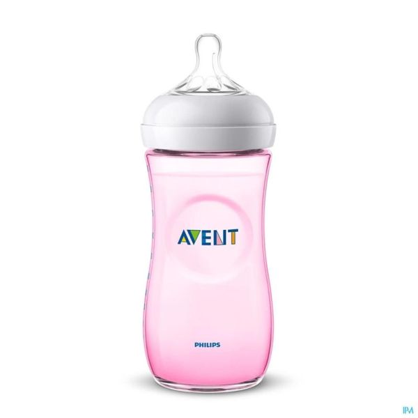 Philips Avent Natural 2.0 Biberon 260ml Rose SCF034/17