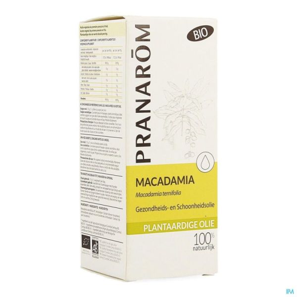 Pranarom Macadamia Huile Veg 6690 50 Ml