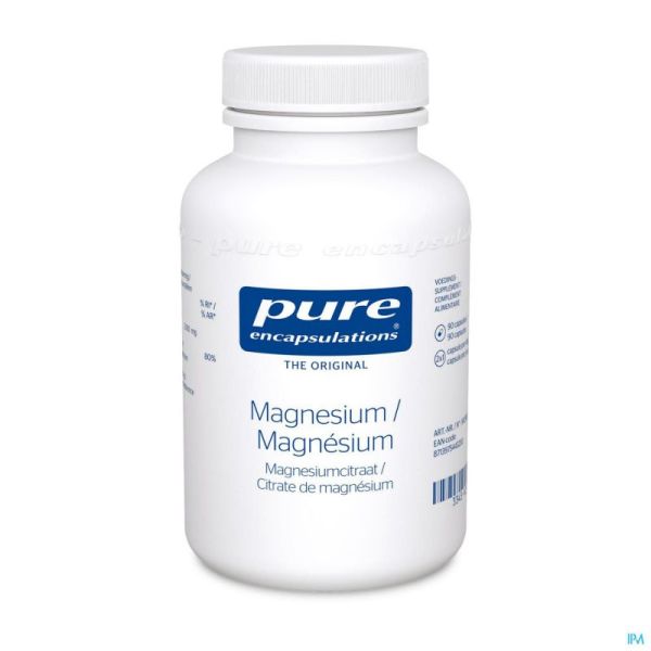 Pure Encapsulations Citrate De Magnésium 90 Gélules