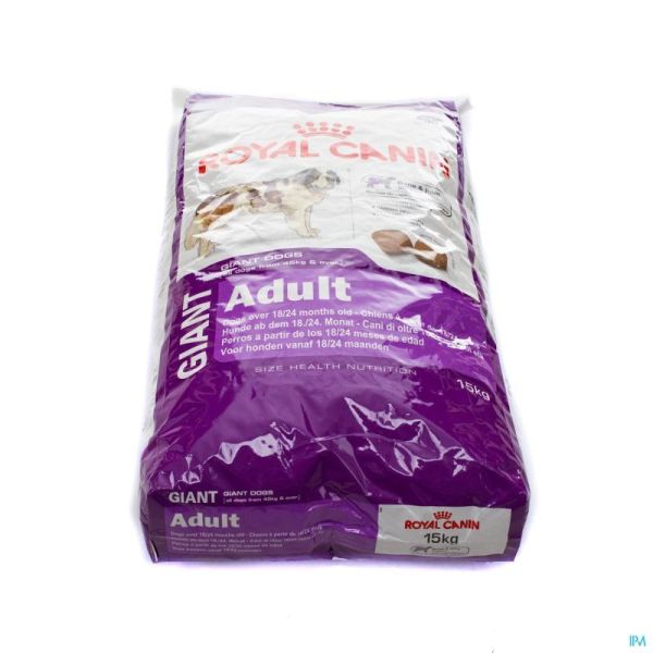 Royal Canin Chien Size Health Nutrition Giant Adult 15 Kg