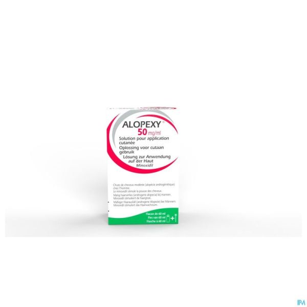 Alopexy 50mg/ml Solution pour Application Cutanée Fl Pipette 60ml