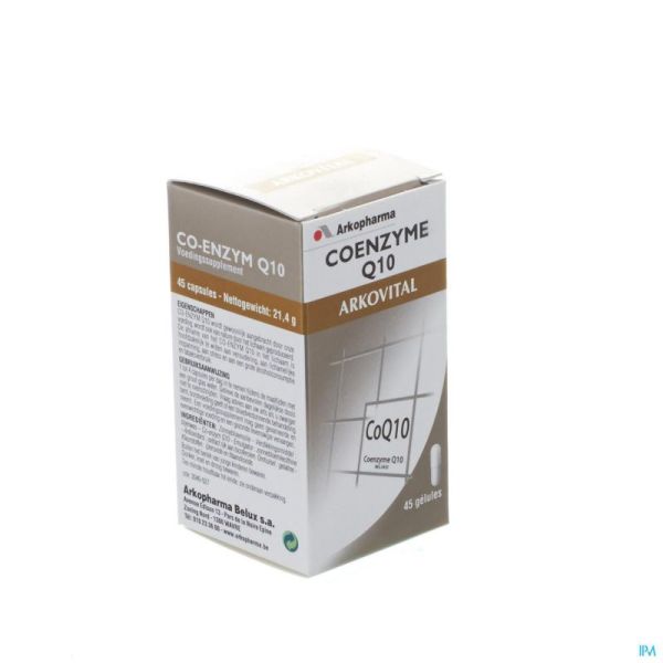 Arkocaps Arkovital Coenzyme Q10 45 Gélules