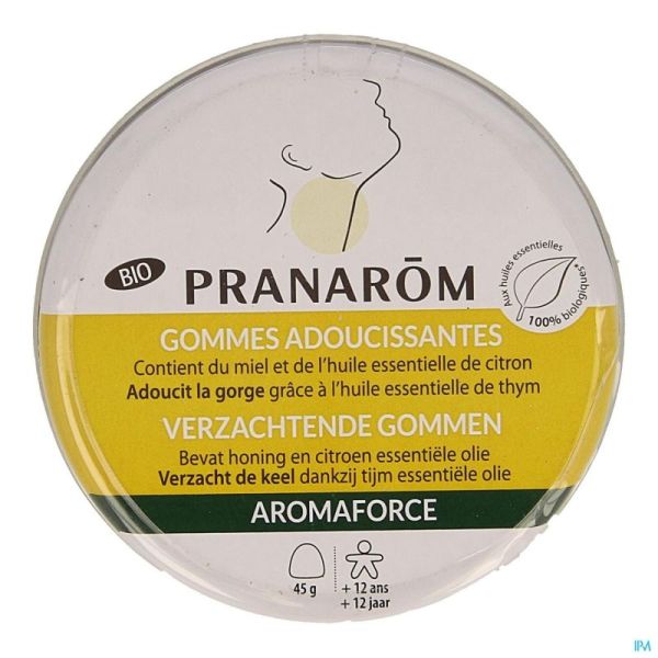Aromaforce Bio Gommes Adoucissantes Miel 45 Gommes Adoucissantes