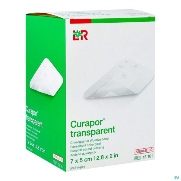 Curapor Transp Ster 7x5 13101 50 Pièce