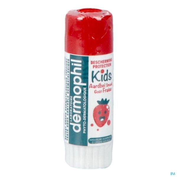 Dermophil Protection Lèvres Kids Fraise Stick 4g