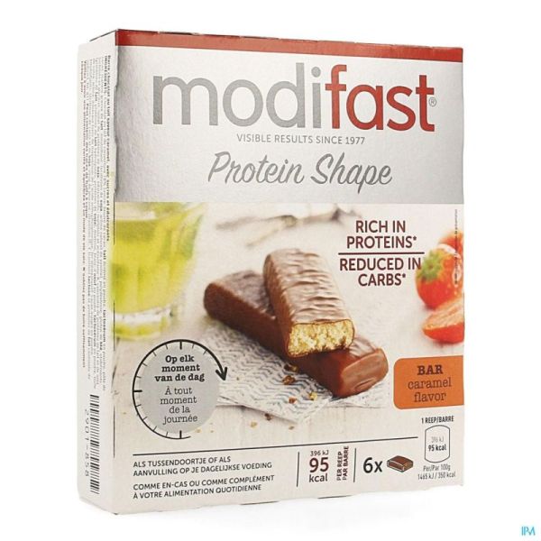 Modifast Protiplus Barre Caramel 6x27 G