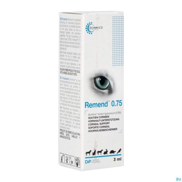 Remend 0.75 Soutien Corneen 3ml