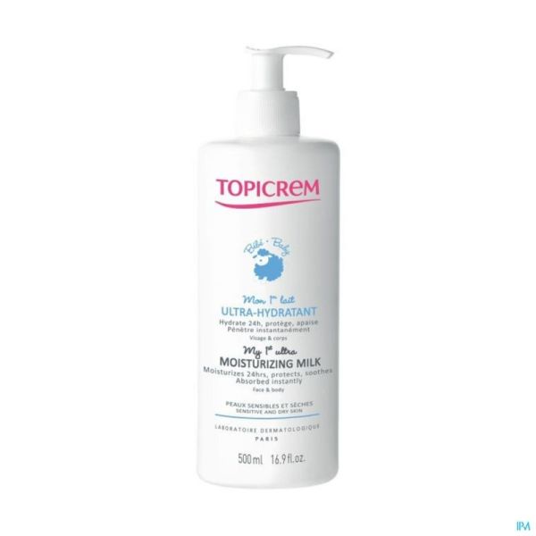 Topicrem Ultra Hydratant Lait Bébé 500ml