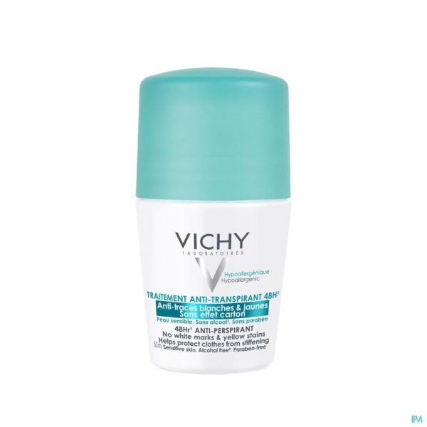 Vichy Déodorant Roller Anti-trace 50 Ml